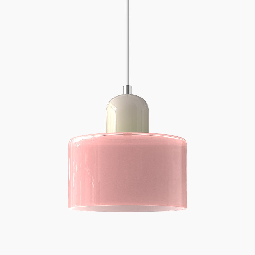 Modern Small Glass Pendant Light - LED, Glass & Metal, Max 12W, E27, Push Button Switch, CE/UL Certified
