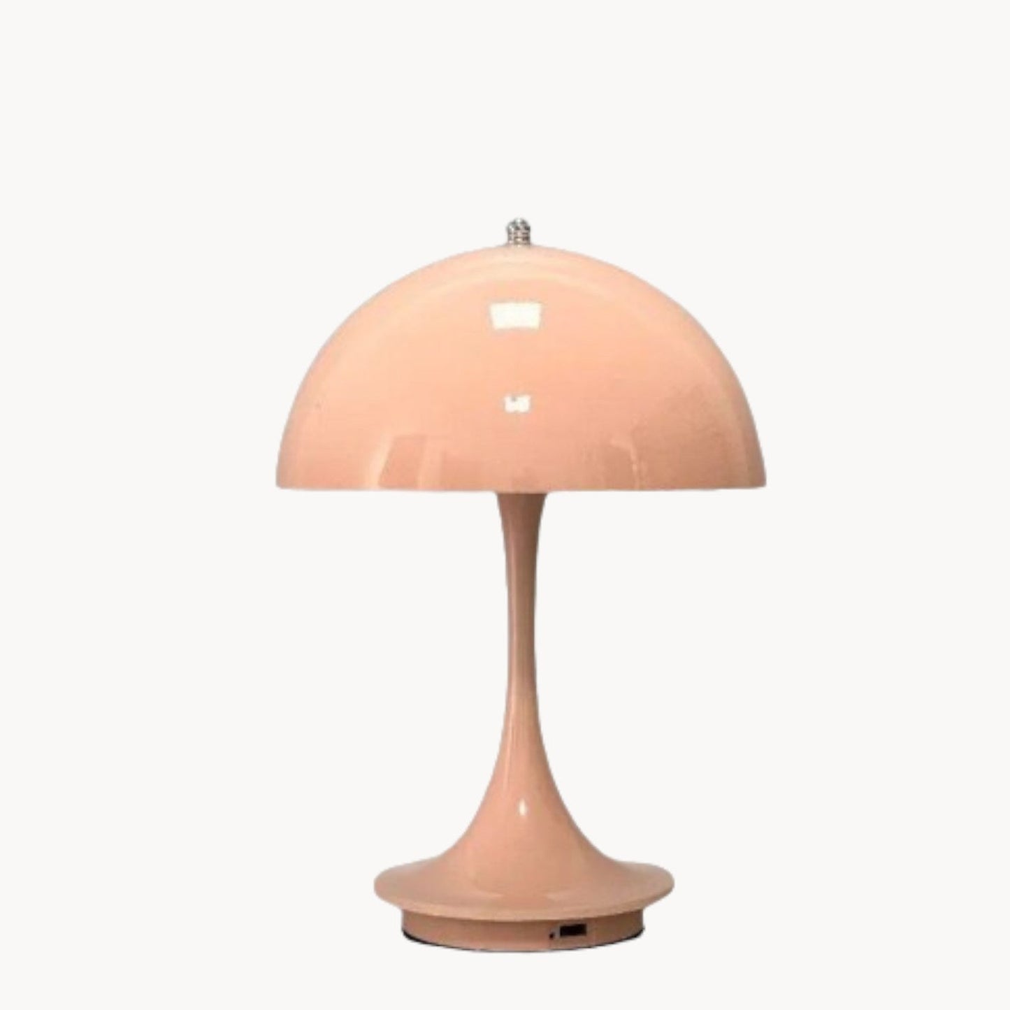 Contemporary Mushroom-Inspired LED Table Lamp, 2W, Adjustable 3000K-6000K, Touch Dimming Feature