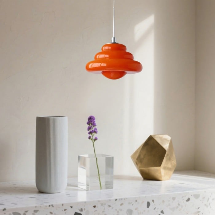Lucia Bauhaus Donut Glass Pendant Ligh