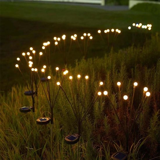 Eco-Friendly Wireless Solar Firefly Lights - Automatic, IP65 Waterproof Design