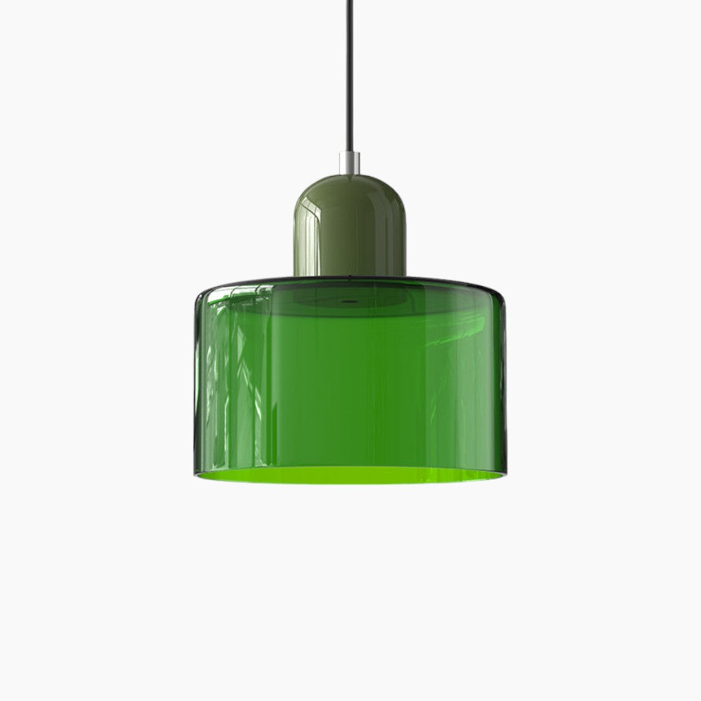 Modern Small Glass Pendant Light - LED, Glass & Metal, Max 12W, E27, Push Button Switch, CE/UL Certified