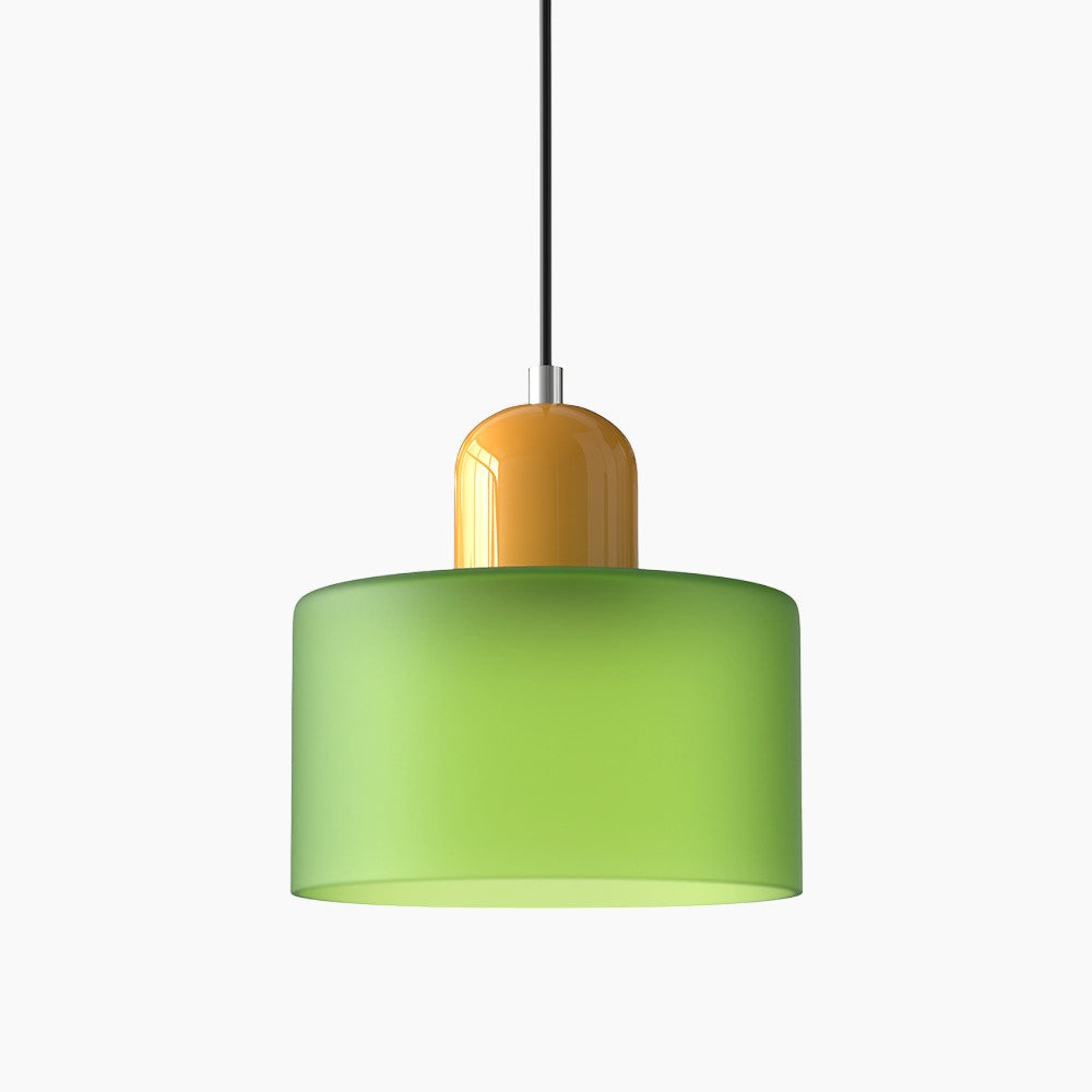Modern Small Glass Pendant Light - LED, Glass & Metal, Max 12W, E27, Push Button Switch, CE/UL Certified