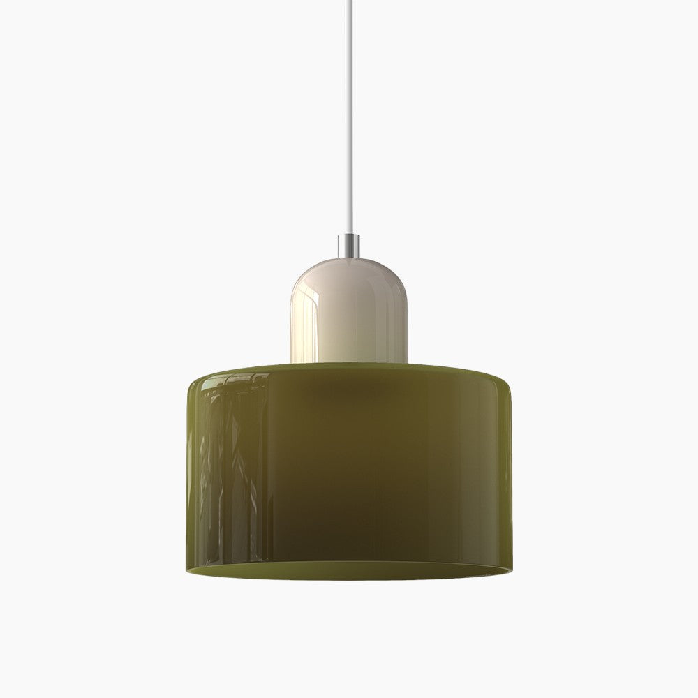 Modern Small Glass Pendant Light - LED, Glass & Metal, Max 12W, E27, Push Button Switch, CE/UL Certified