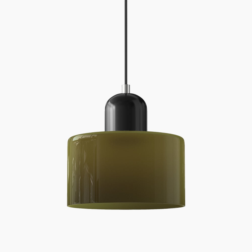 Modern Small Glass Pendant Light - LED, Glass & Metal, Max 12W, E27, Push Button Switch, CE/UL Certified