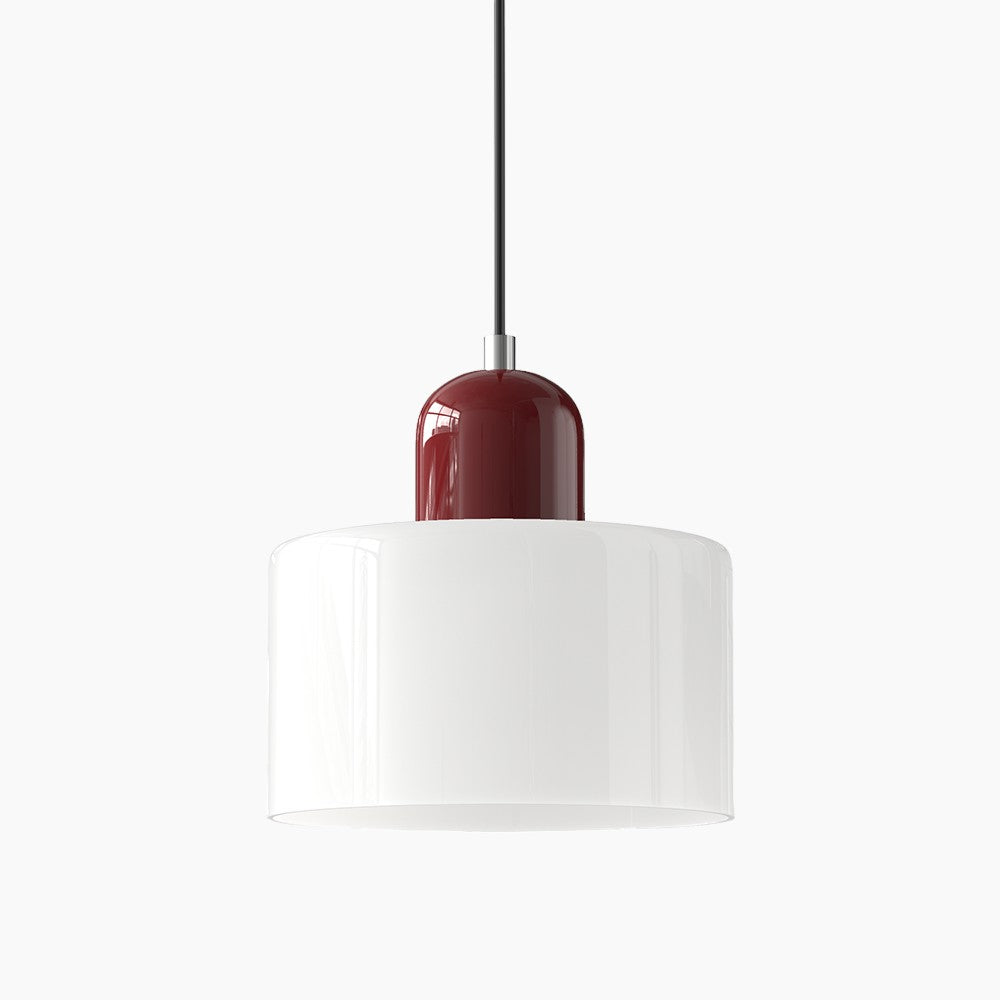 Modern Small Glass Pendant Light - LED, Glass & Metal, Max 12W, E27, Push Button Switch, CE/UL Certified