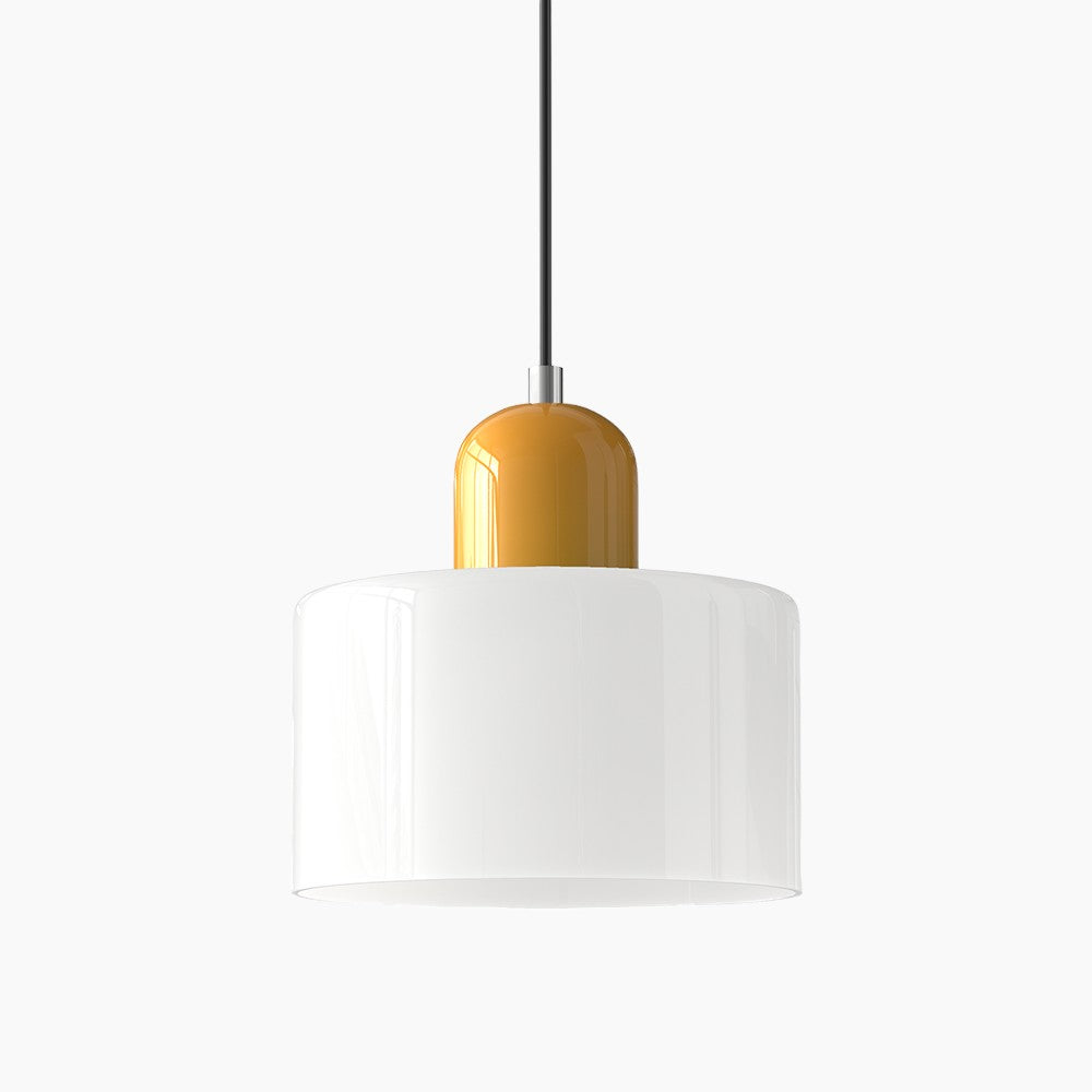 Modern Small Glass Pendant Light - LED, Glass & Metal, Max 12W, E27, Push Button Switch, CE/UL Certified