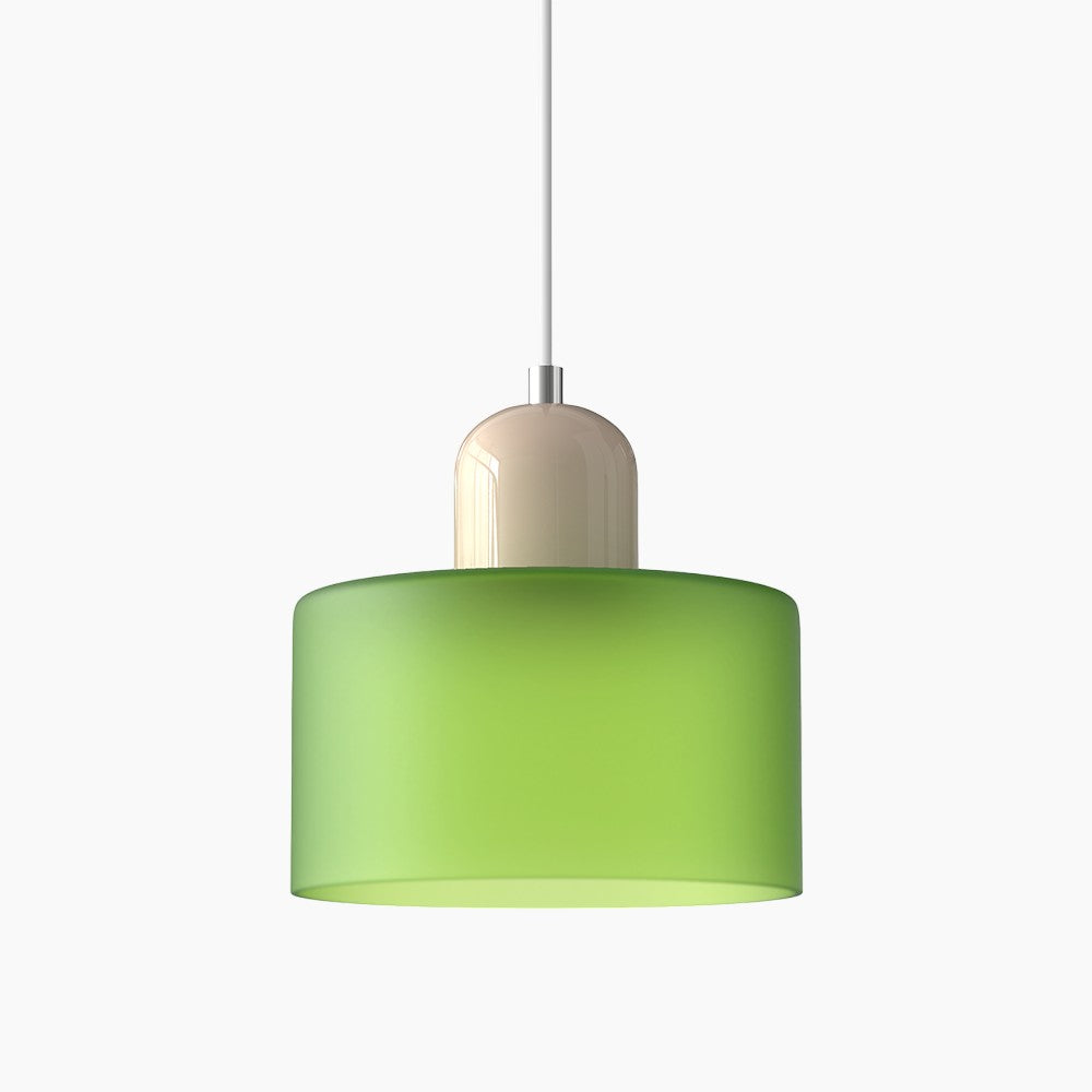 Modern Small Glass Pendant Light - LED, Glass & Metal, Max 12W, E27, Push Button Switch, CE/UL Certified