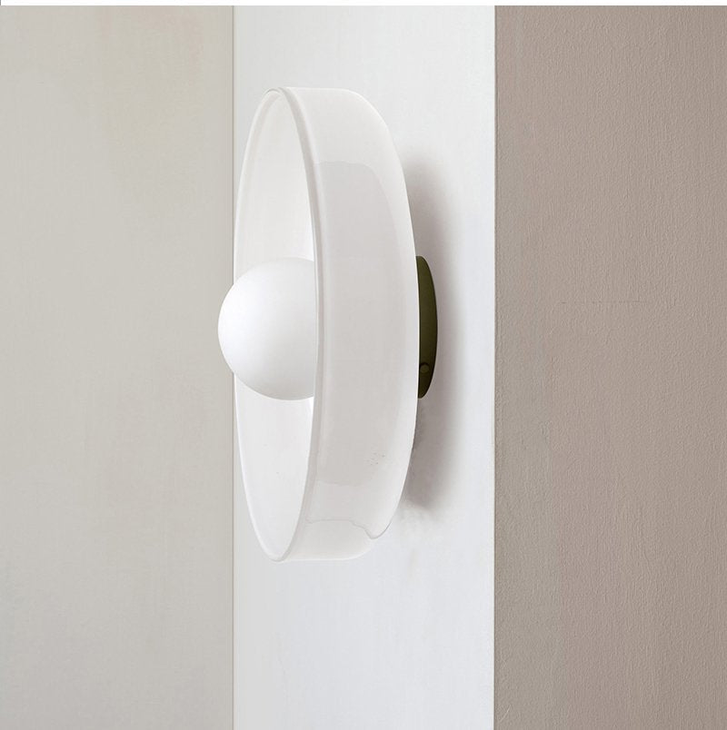 Contemporary Amber Glass Ceiling Light with G9 LED - Available in 25cm and 35cm, 220-240V