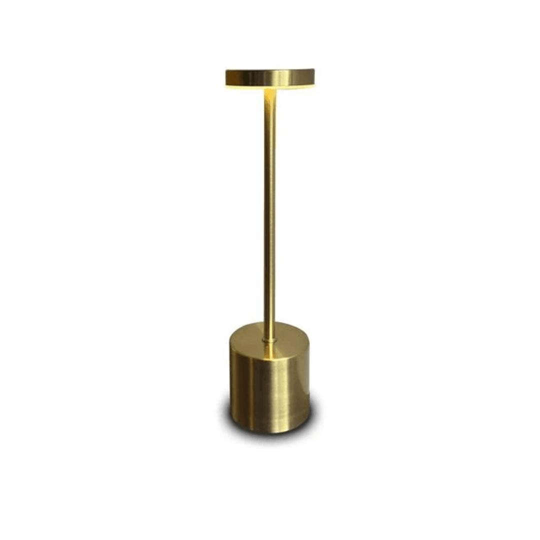Chic LoraGlow Wireless Table Lamp | USB Rechargeable | Metal & LED | Dimmable Design
