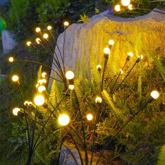 Eco-Friendly Wireless Solar Firefly Lights - Automatic, IP65 Waterproof Design