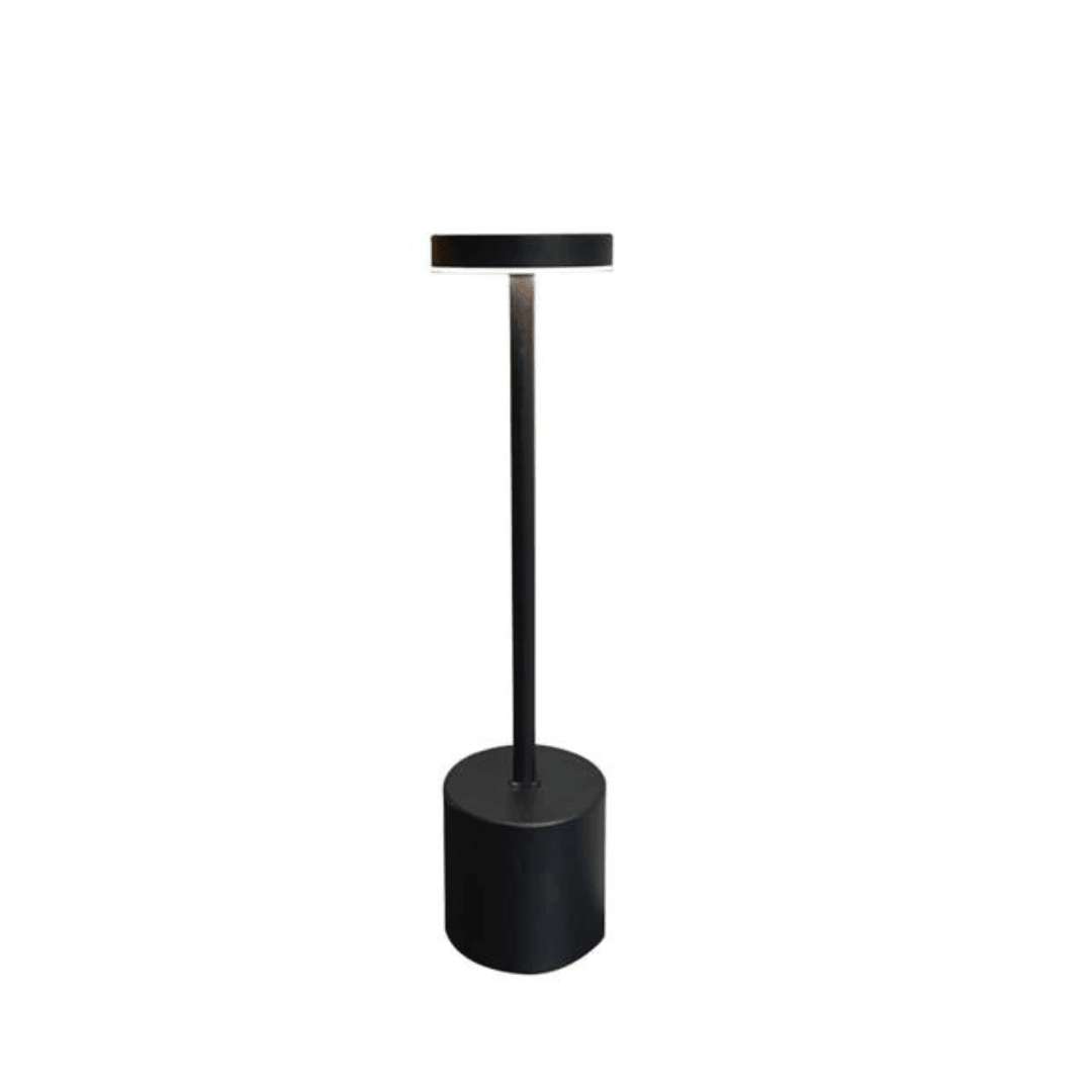 Chic LoraGlow Wireless Table Lamp | USB Rechargeable | Metal & LED | Dimmable Design