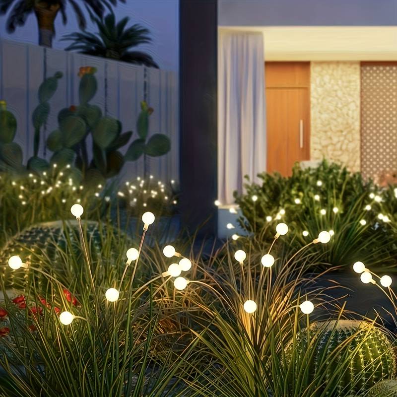 Eco-Friendly Wireless Solar Firefly Lights - Automatic, IP65 Waterproof Design