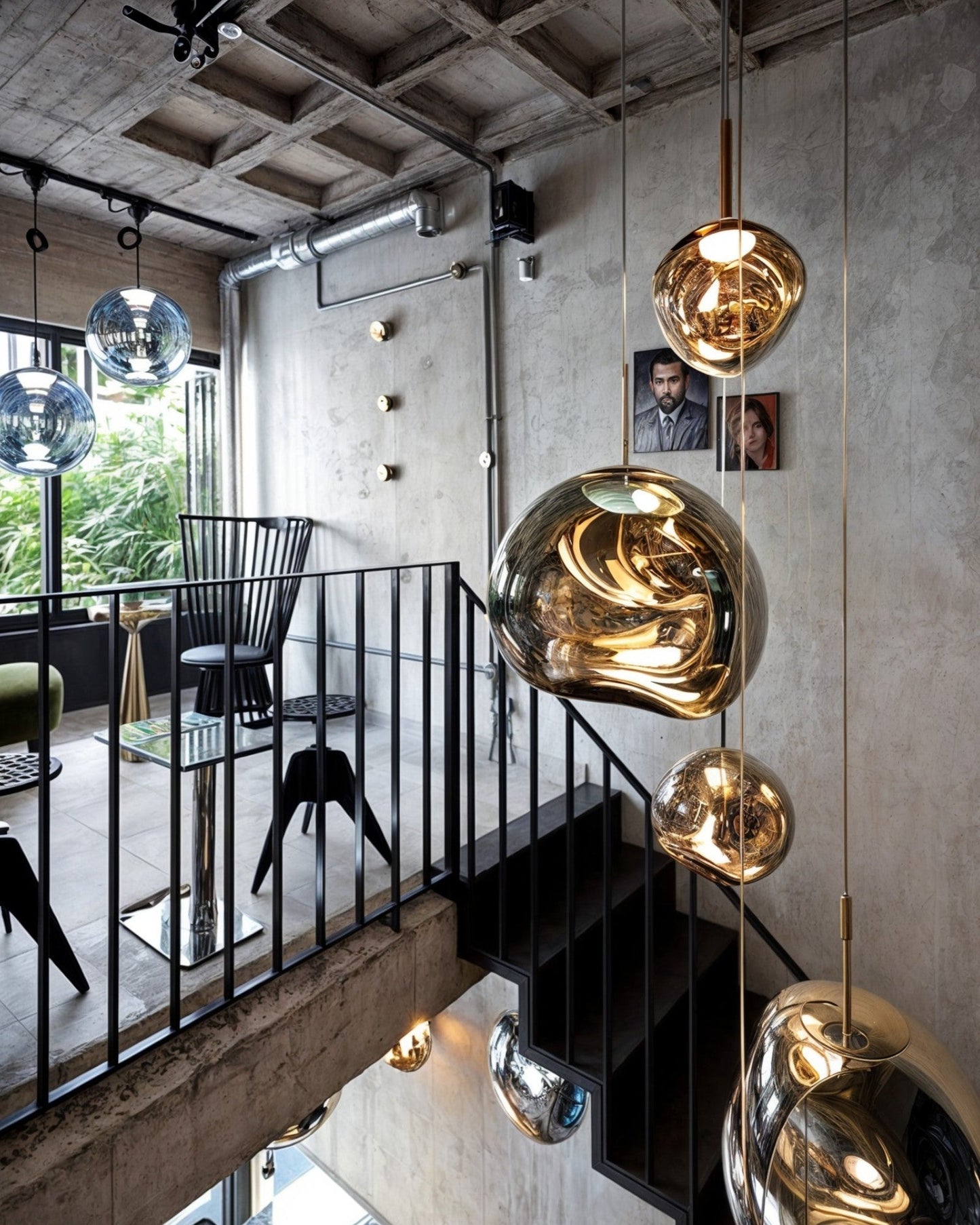 Amber Gold Glow Pendant Light – Contemporary Acrylic Design