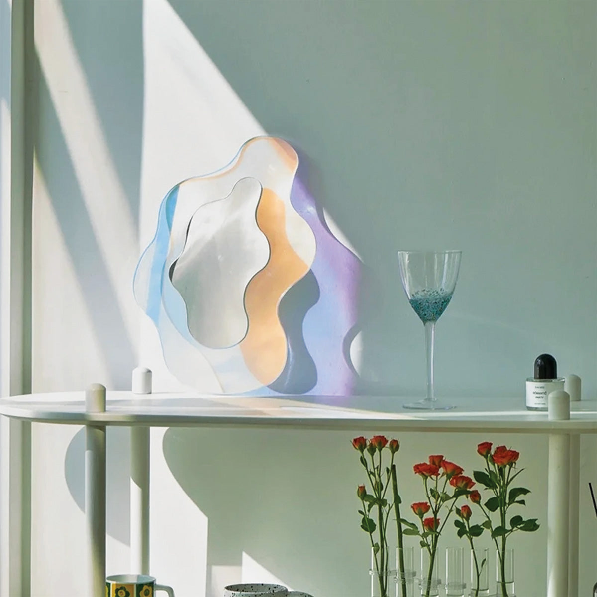Curved Cosmic Mirror