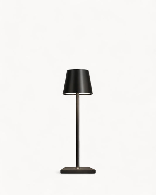 Modern LED Table Lamp - Touch Control with 3 Color Options, USB Rechargeable, Aluminum Build, 3600mAh Battery, Dimmable