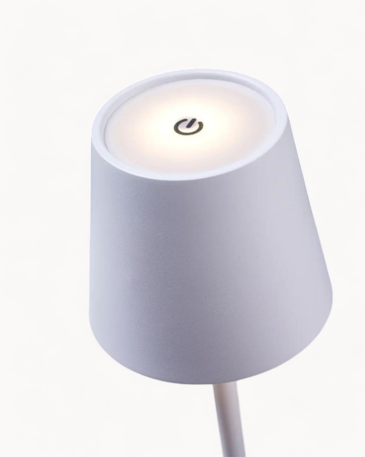 Modern LED Table Lamp - Touch Control with 3 Color Options, USB Rechargeable, Aluminum Build, 3600mAh Battery, Dimmable