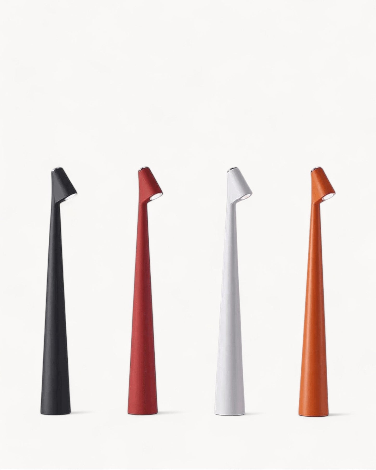 Contemporary Touch-Control Table Lamp with Adjustable Brightness Levels, Aluminum Design