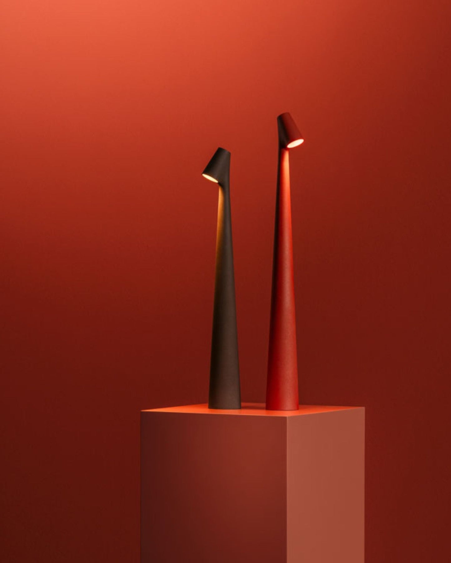 Contemporary Touch-Control Table Lamp with Adjustable Brightness Levels, Aluminum Design