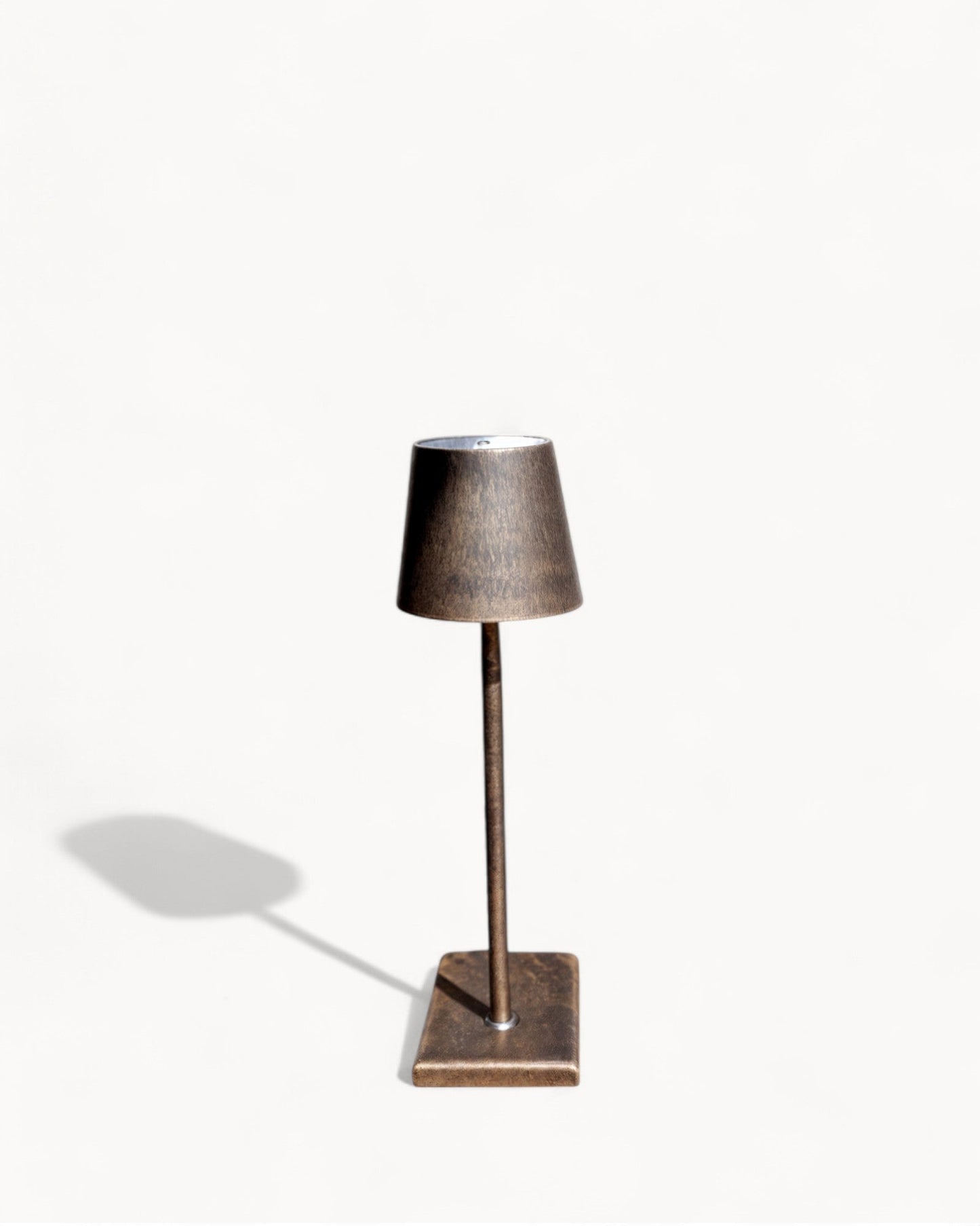 Modern LED Table Lamp - Touch Control with 3 Color Options, USB Rechargeable, Aluminum Build, 3600mAh Battery, Dimmable