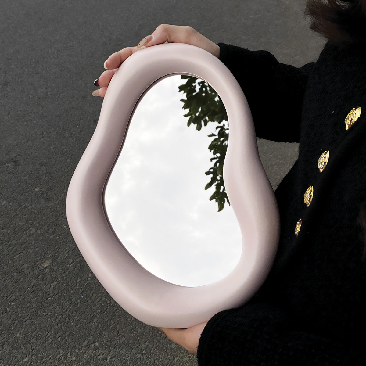 Bold and Sturdy Table Mirror