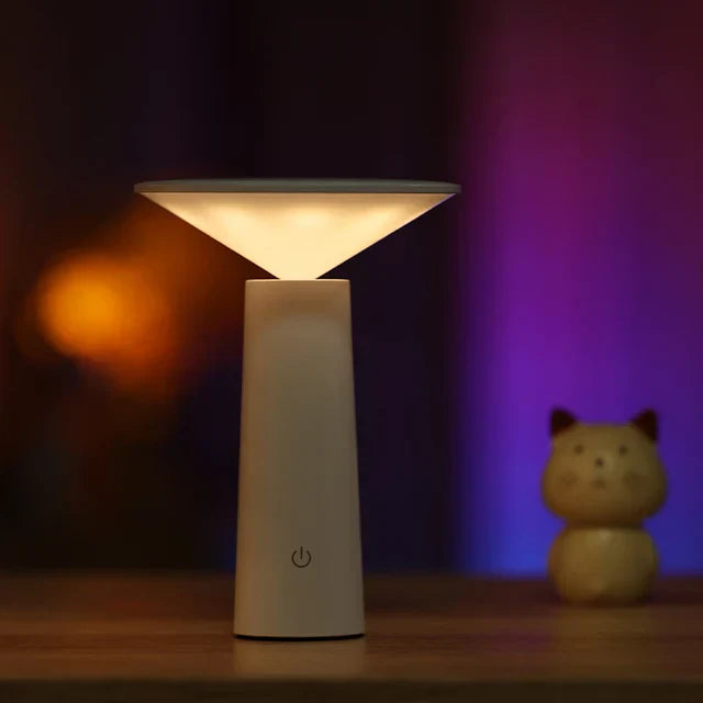 Modern LED Table Lamp | Dimmable, 360° Adjustable, 2000mAh Rechargeable Battery