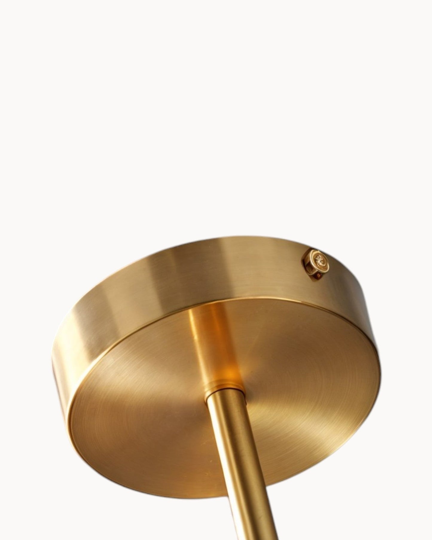 Contemporary Amber Glass Pendant Light with Copper and Wrought Iron Accents