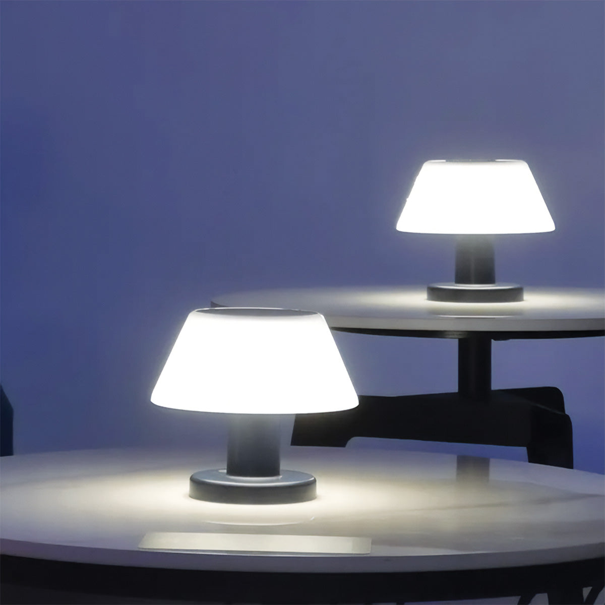 Solar-Powered LED Table Lamp | IP65 Waterproof, 20 Lumens, 4 Brightness Settings, 6-8 Hour Battery Life