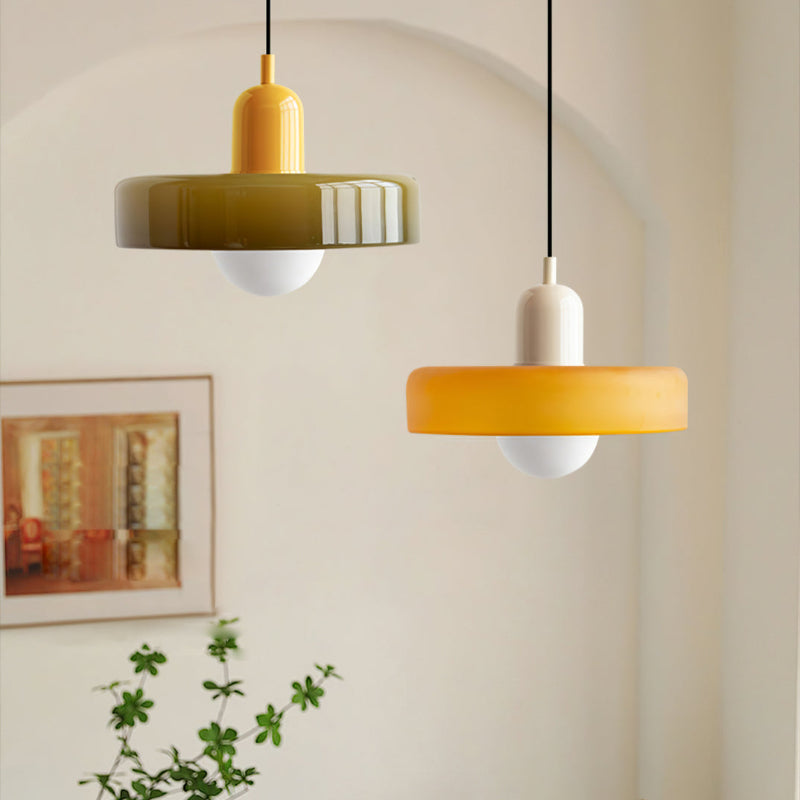Leandro Bauhaus-Inspired Glass Pendant Light