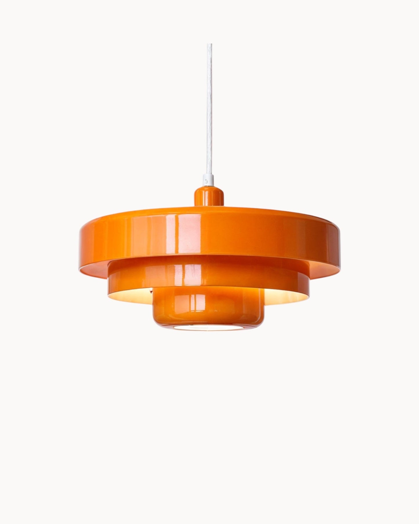Mid-Century Loft Pendant Lamp - Black and Gold Finish