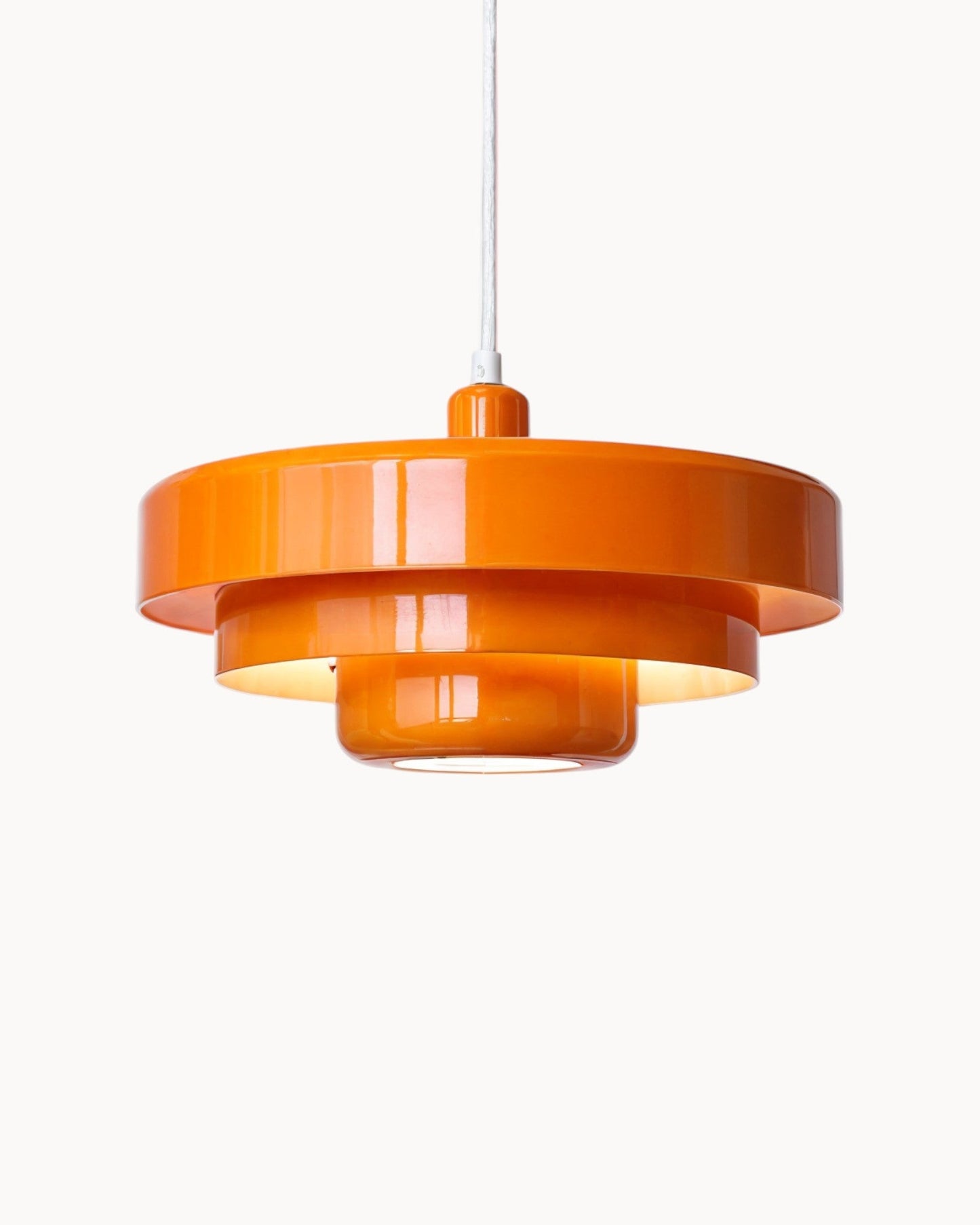 Mid-Century Loft Pendant Lamp - Black and Gold Finish