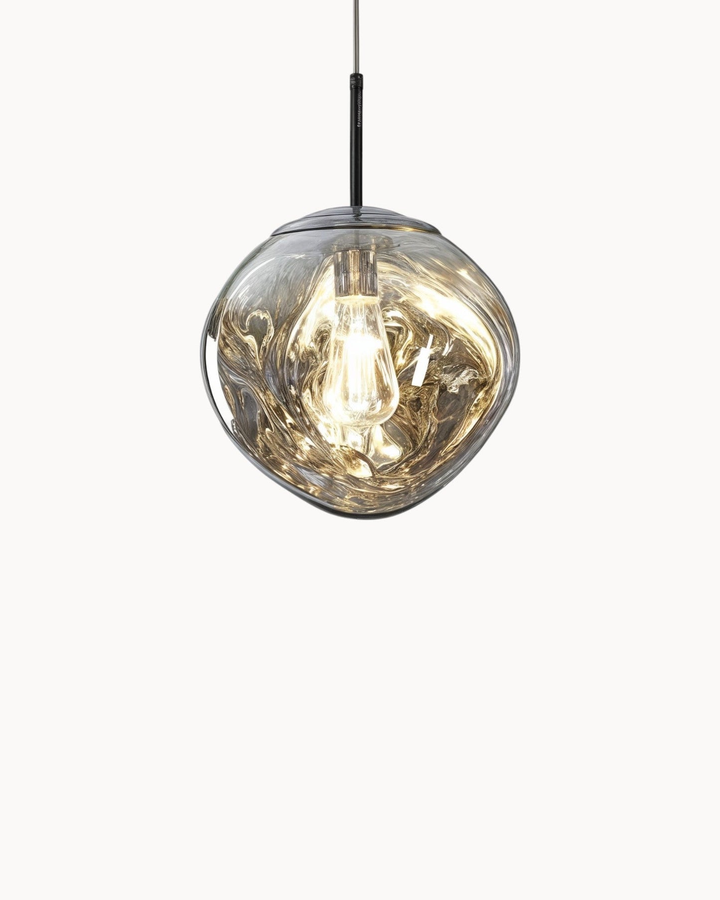 Amber Gold Glow Pendant Light – Contemporary Acrylic Design