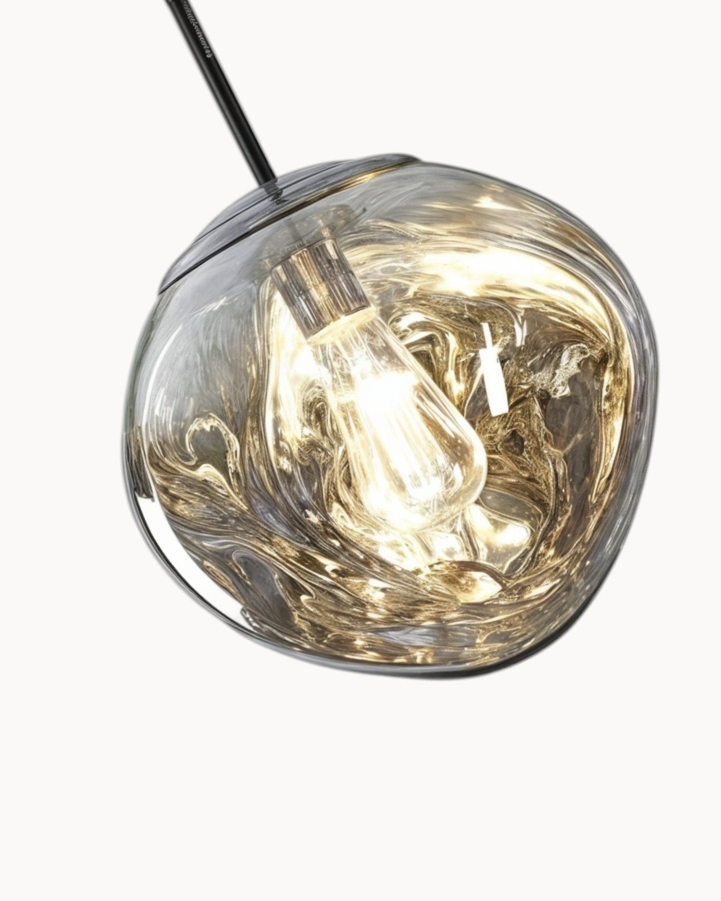 Amber Gold Glow Pendant Light – Contemporary Acrylic Design