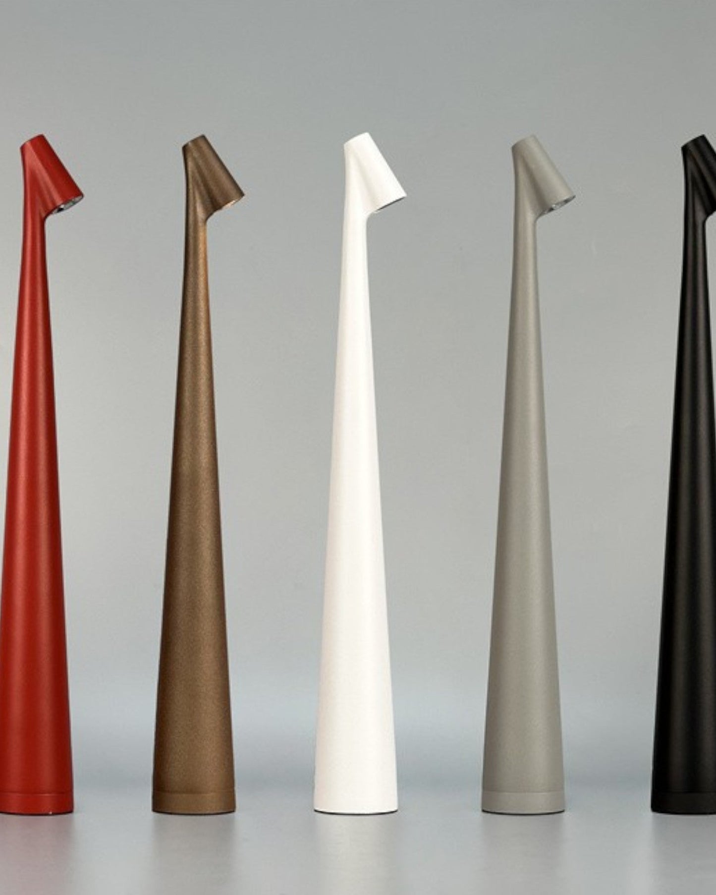 Contemporary Touch-Control Table Lamp with Adjustable Brightness Levels, Aluminum Design