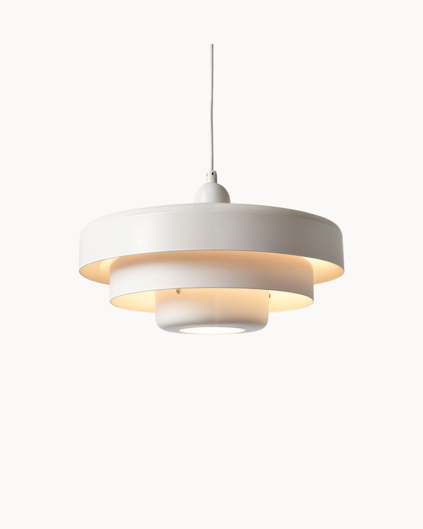 Mid-Century Loft Pendant Lamp - Black and Gold Finish