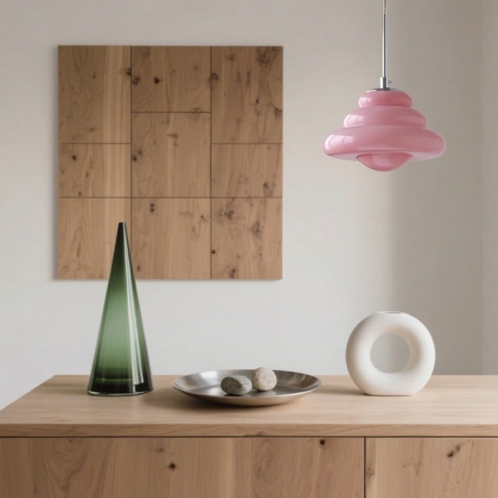 Lucia Bauhaus Donut Glass Pendant Ligh