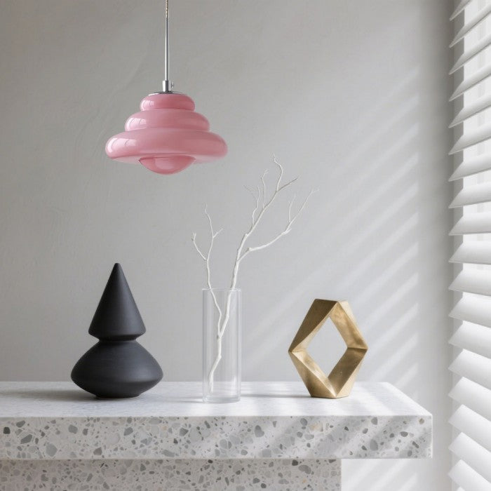 Lucia Bauhaus Donut Glass Pendant Ligh