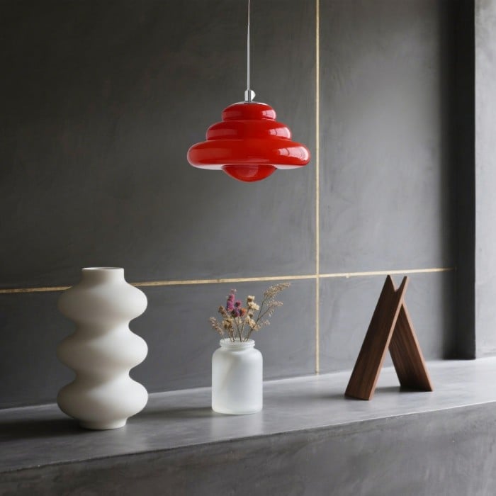 Lucia Bauhaus Donut Glass Pendant Ligh