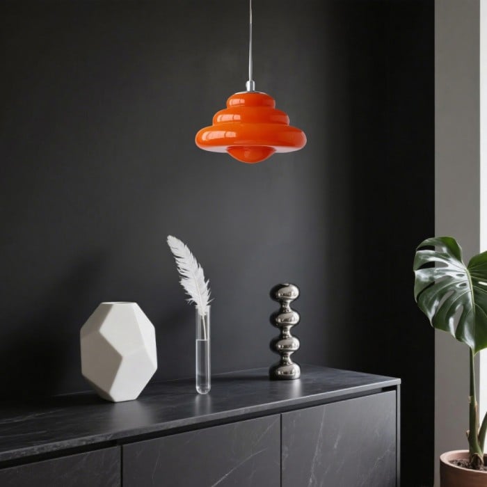 Lucia Bauhaus Donut Glass Pendant Ligh