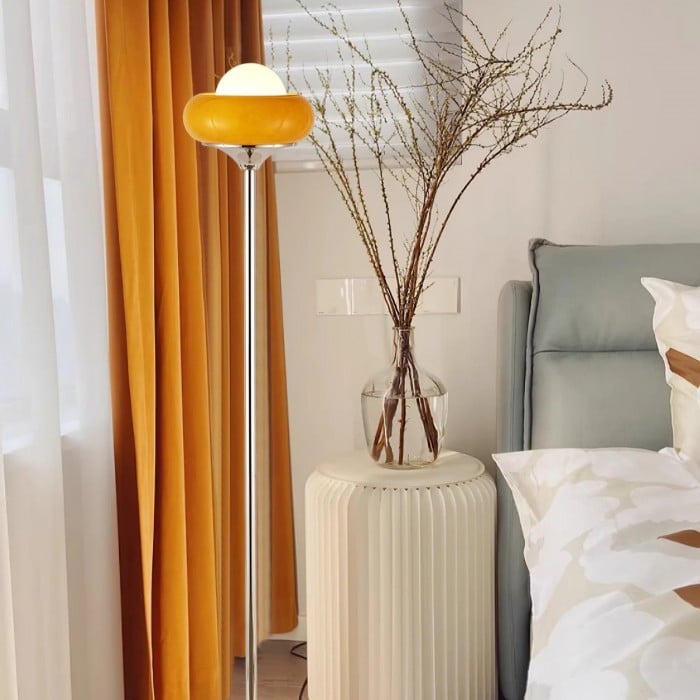 Camille Bauhaus Egg Tart Floor Lamp
