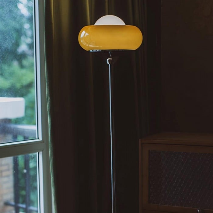 Camille Bauhaus Egg Tart Floor Lamp