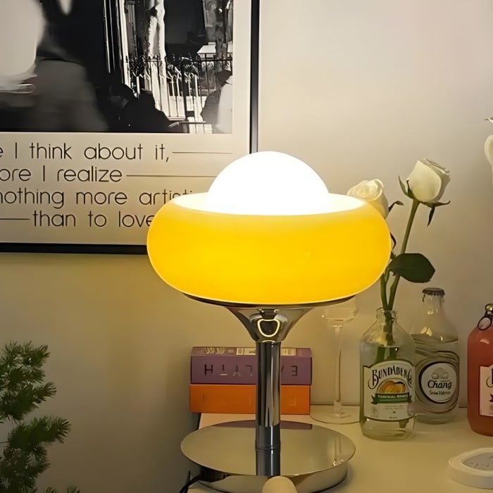 Laurent Bauhaus Egg Tart Table Lamp