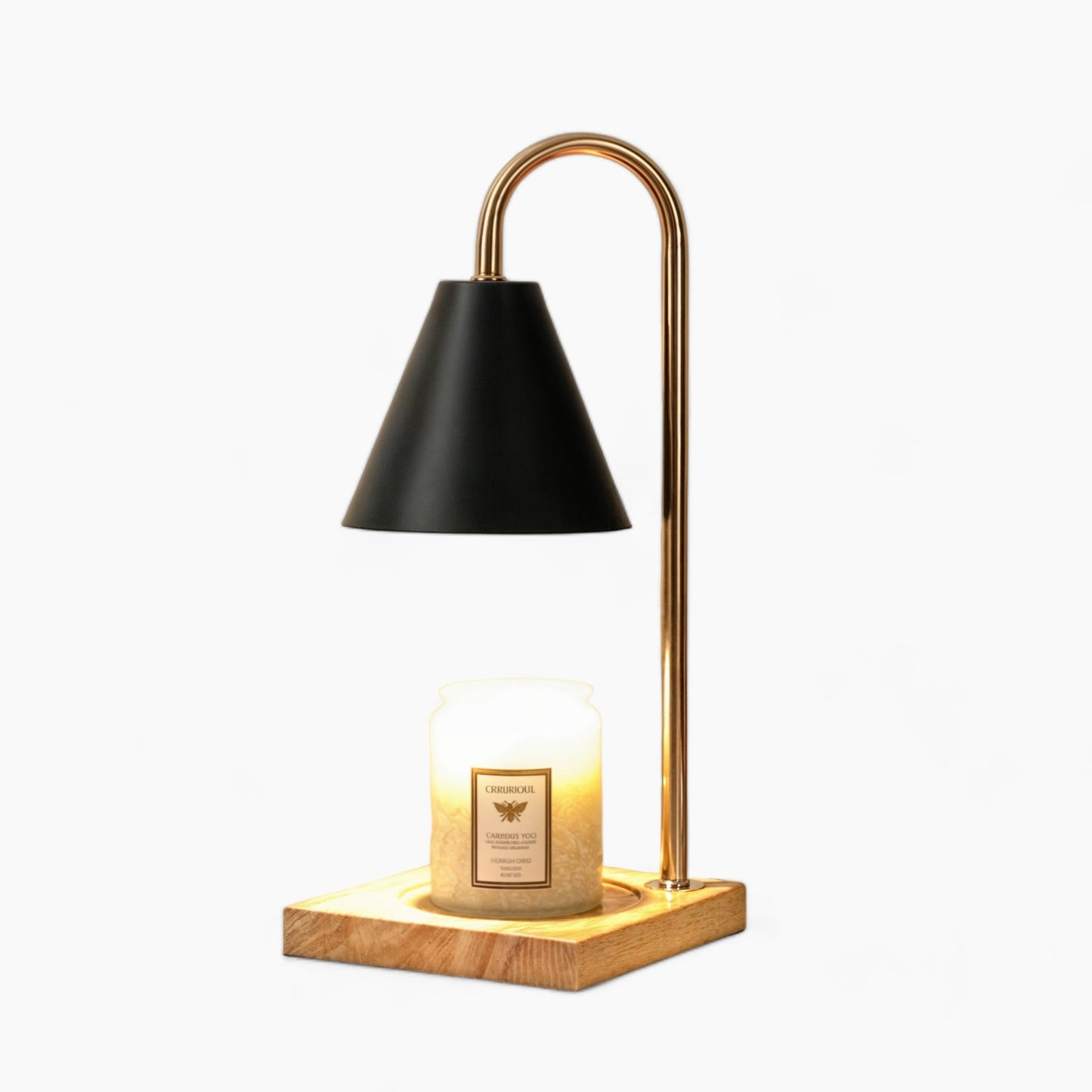 Adjustable Brightness Candle Warmer Lamp, Electric Aroma Diffuser, Contemporary Style