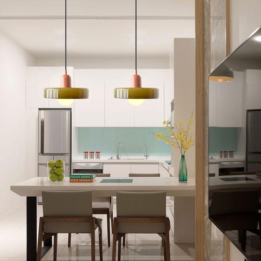 Charlotte Bauhaus-Inspired Glass Pendant Light