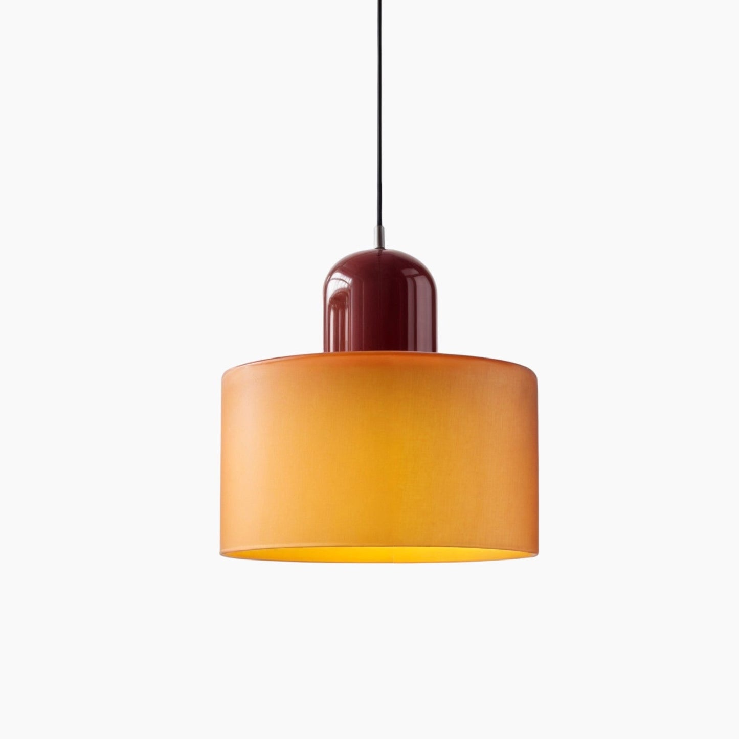 Modern Small Glass Pendant Light - LED, Glass & Metal, Max 12W, E27, Push Button Switch, CE/UL Certified
