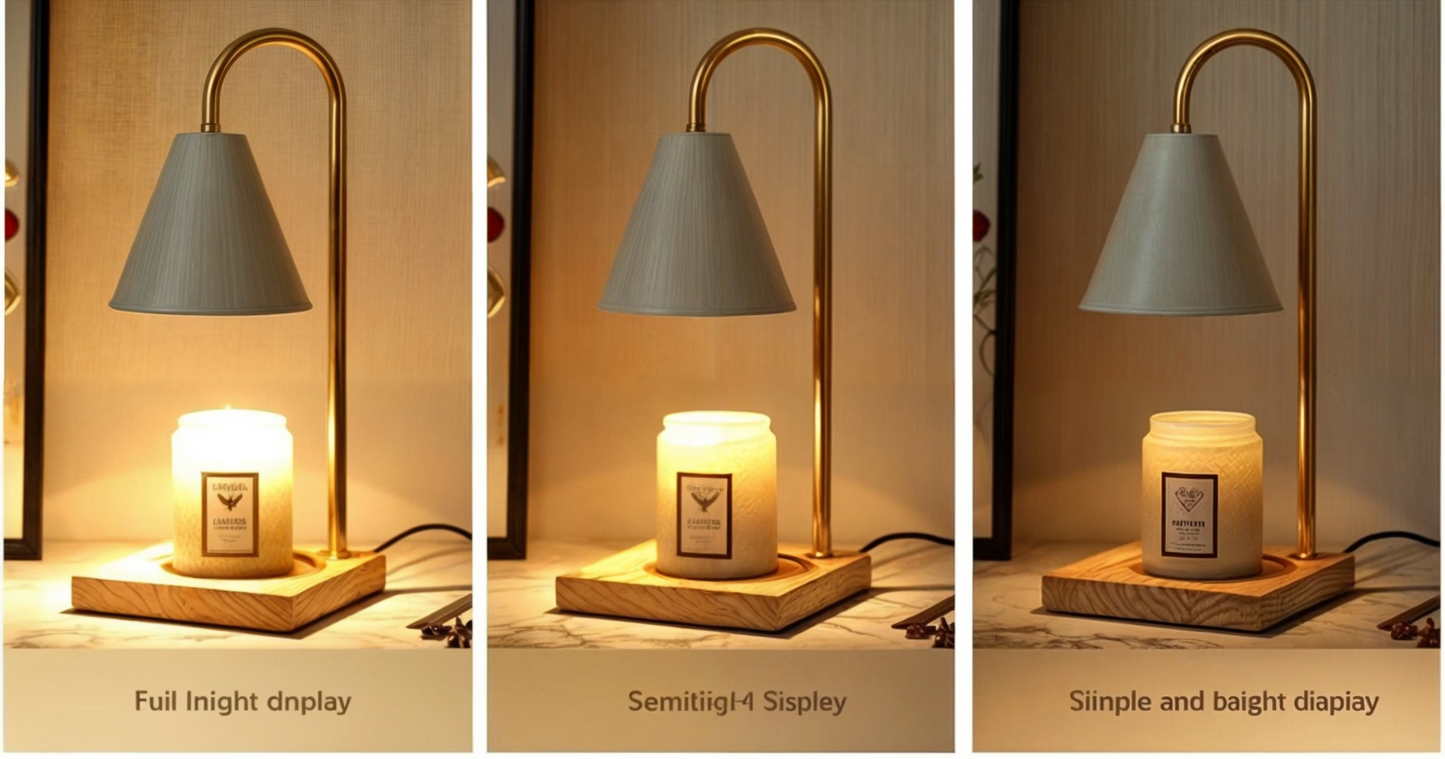 Adjustable Brightness Candle Warmer Lamp, Electric Aroma Diffuser, Contemporary Style