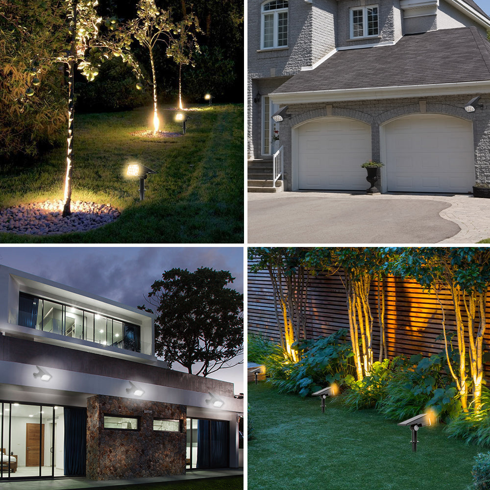 Deluxe Solar-Powered Wireless LED Garden Spotlight