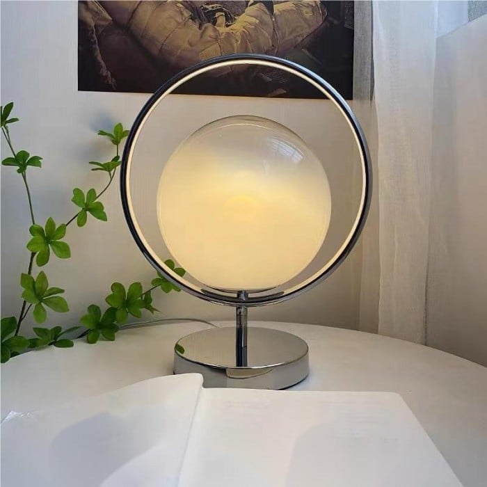 Estelle Planet Bauhaus Glass Table Lamp