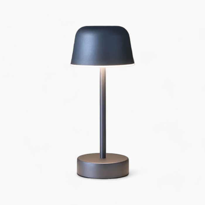 Rechargeable Wireless Portable Iron Table Lamp with Dimmable Lighting