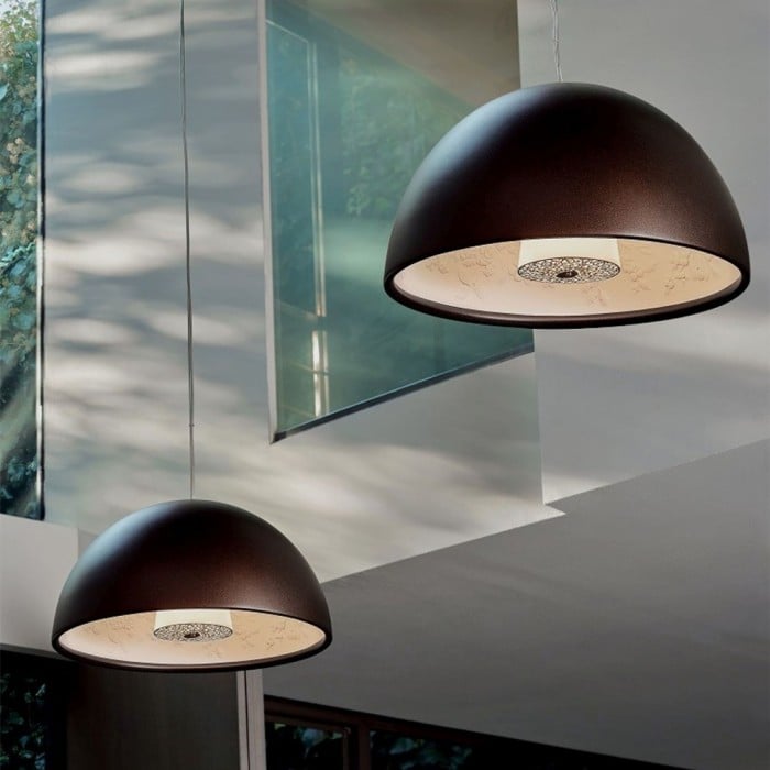 Nicolas White Plaster Pendant Light
