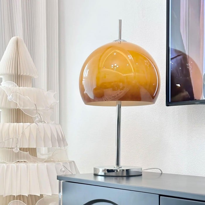 Carolina Bauhaus Mushroom Glass Table Lamp